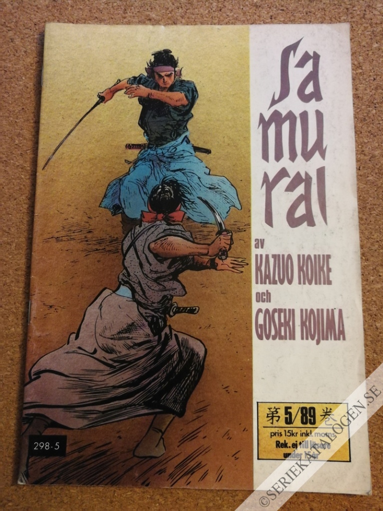 Framsida på Samurai #5 (1989)
