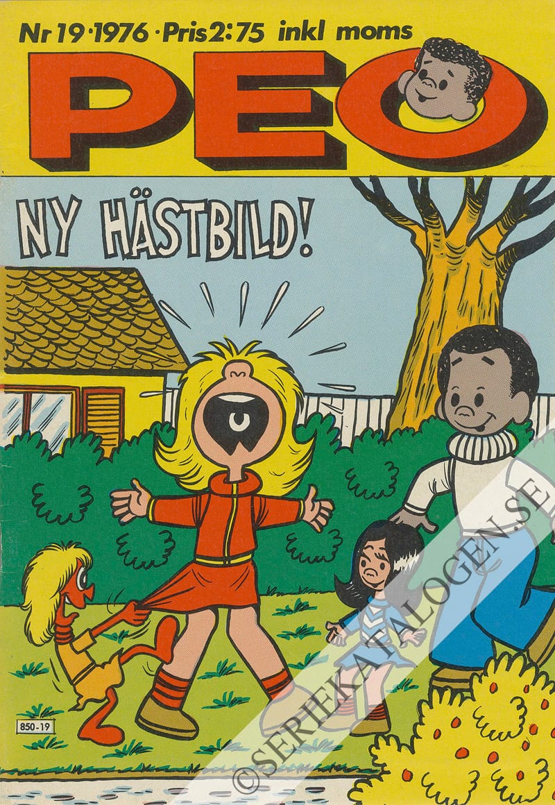 Framsida på Peo #19 (1976)