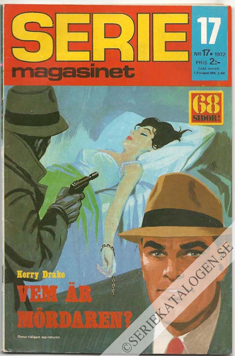 Framsida på Seriemagasinet #17 (1972)