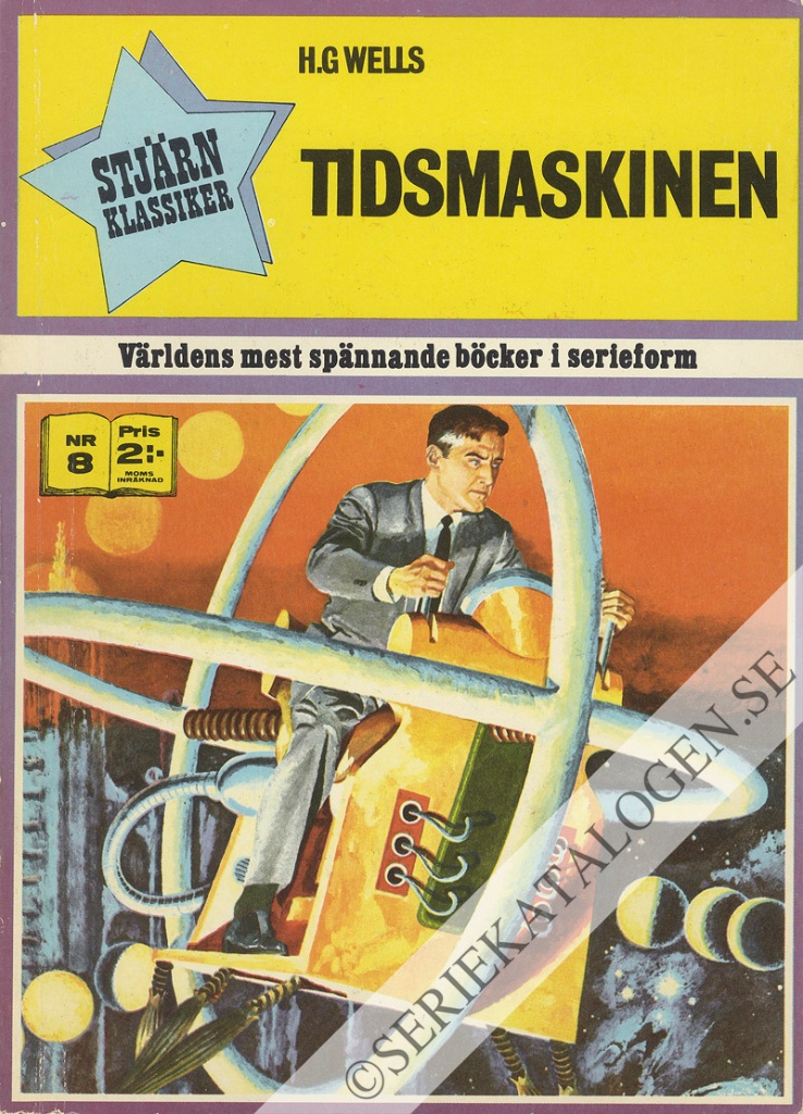 Framsida på Stjärnklassiker #8 - Tidsmaskinen (1970)