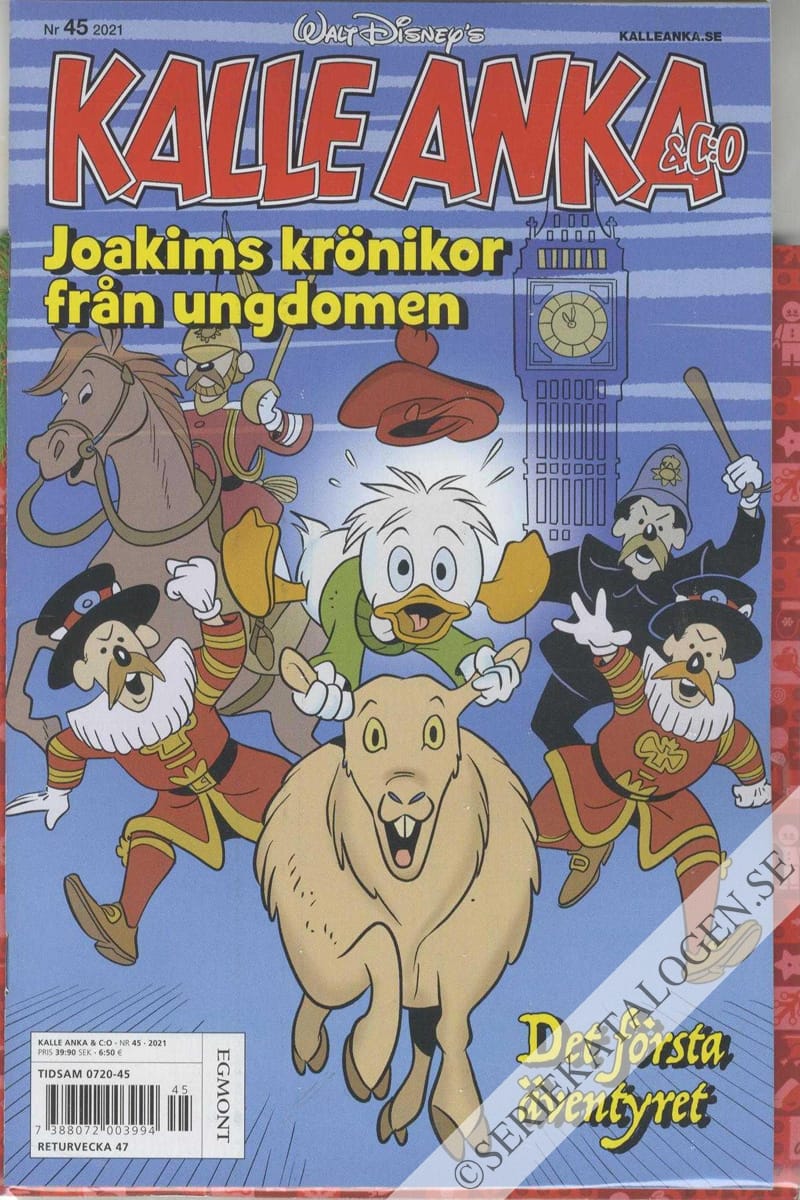 Framsida på Kalle Anka & C:o #45 (2021)