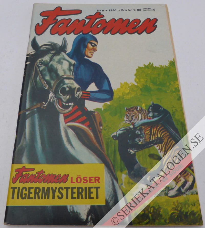 Framsida på Fantomen #6 (1961)