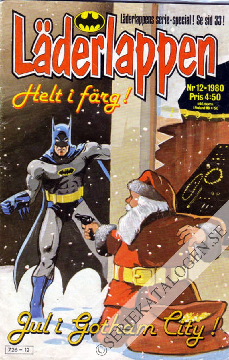 Framsida på Läderlappen och Robin #12 (1980)