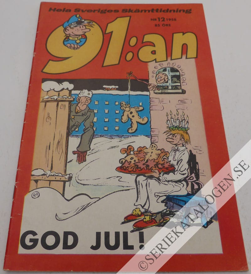 Framsida på 91:an #12 (1958)