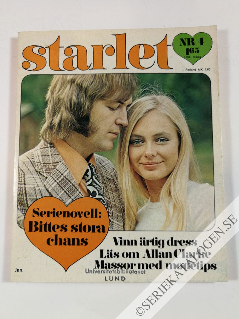 Framsida på Starlet #4 (1972)