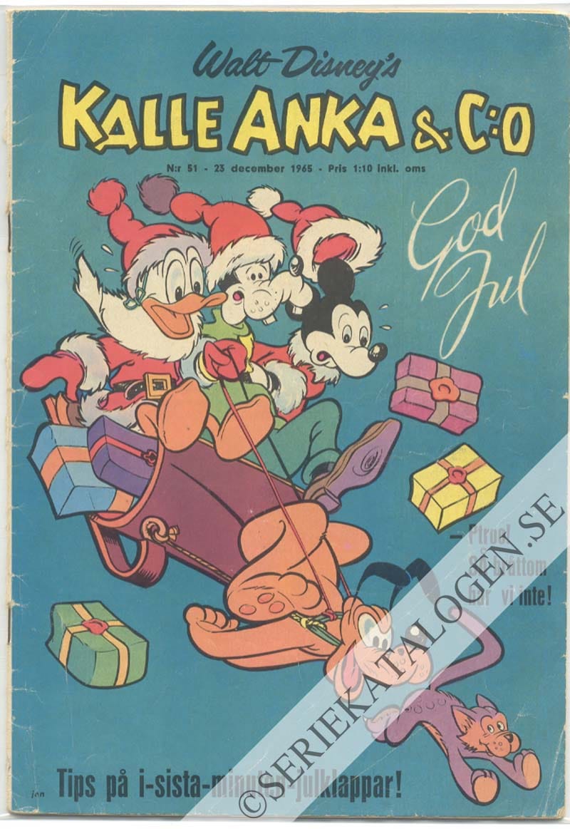 Framsida på Kalle Anka & C:o #51 (1965)