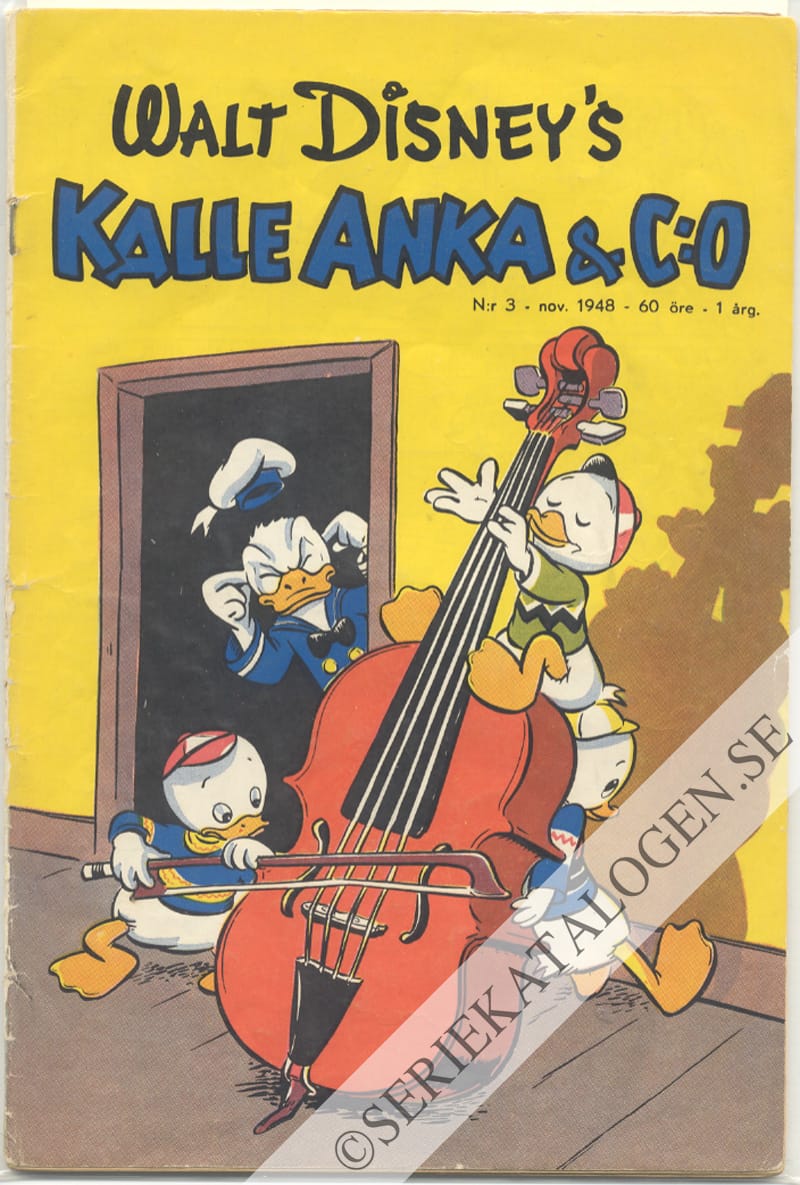 Framsida på Kalle Anka & C:o #3 (1948)
