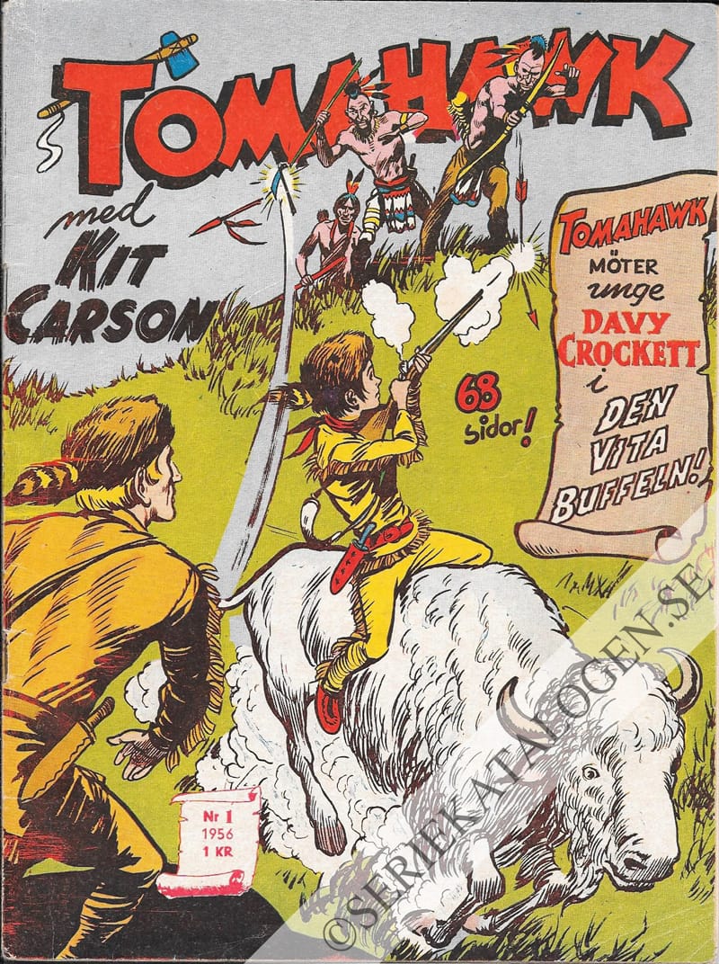 Framsida på Tomahawk #1 (1956)