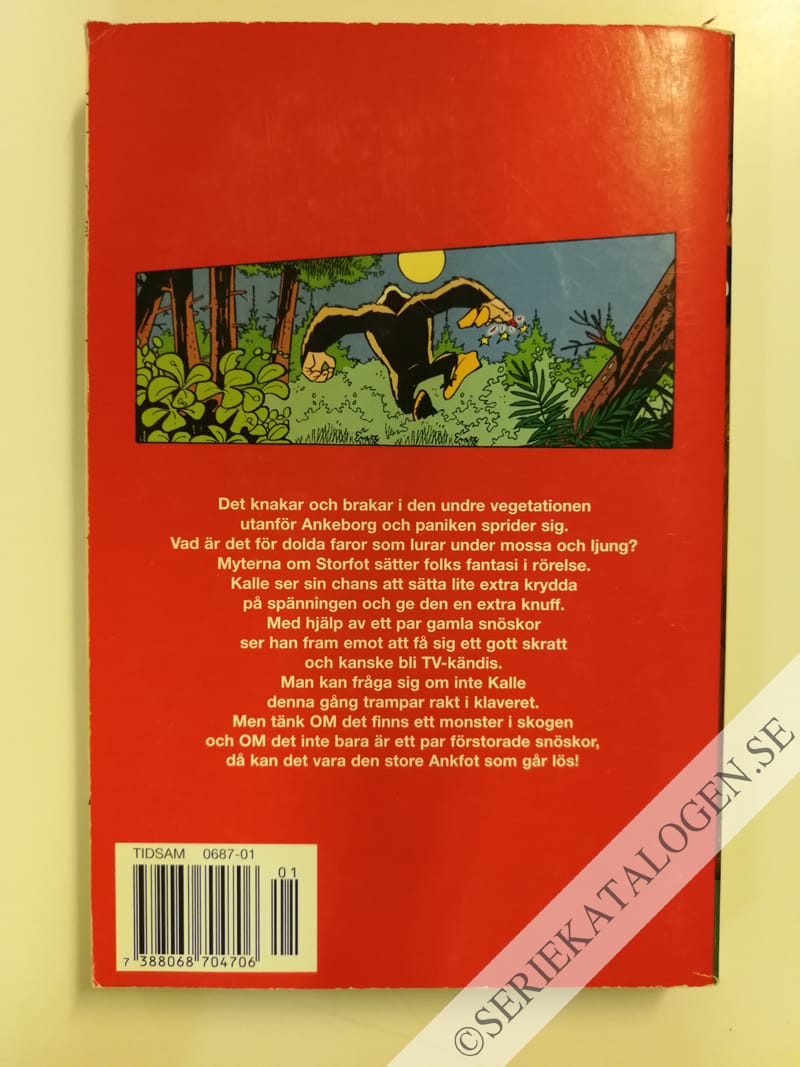 Baksida på En fot för Ankefot (2001)