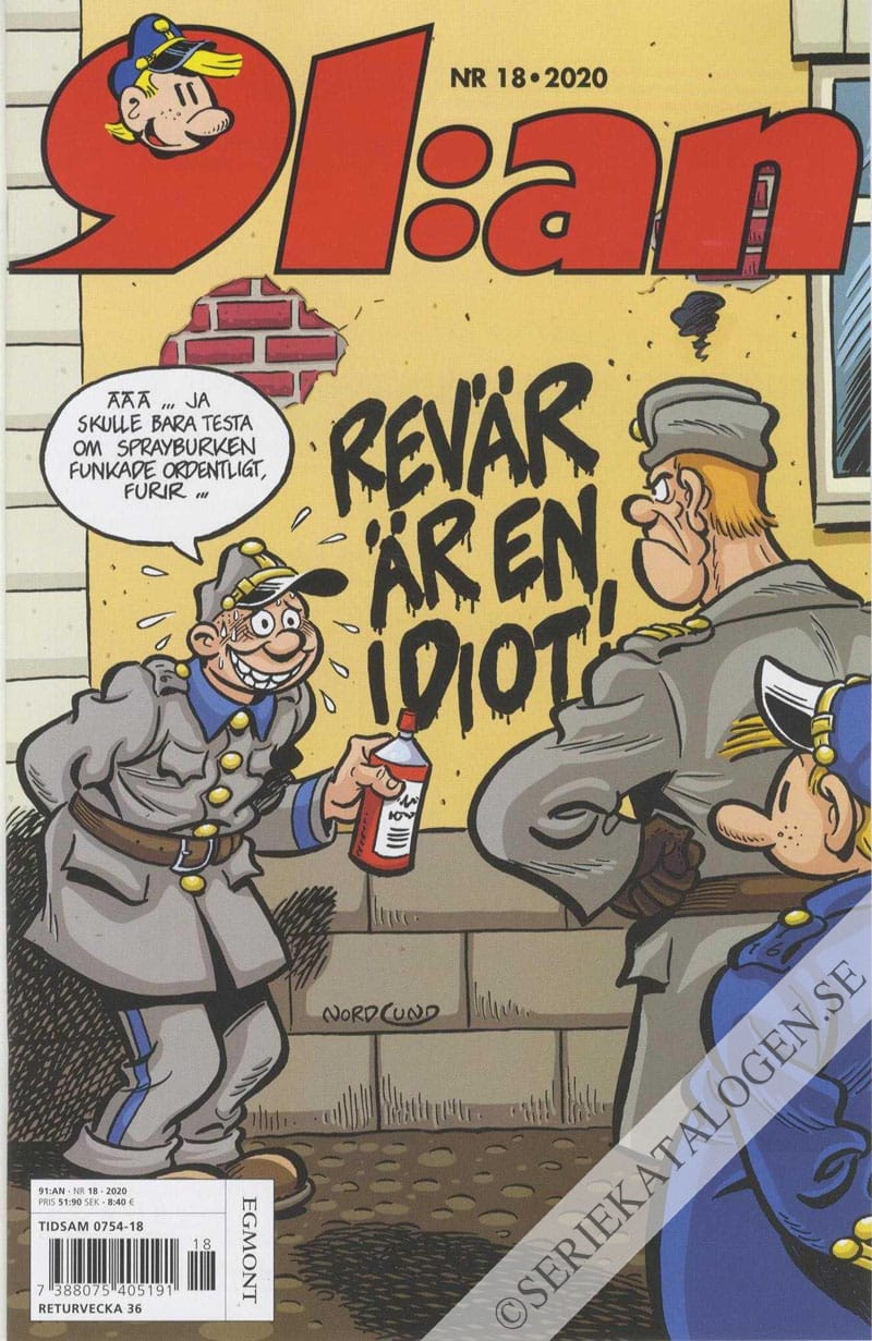 Framsida på 91:an #18 (2020)