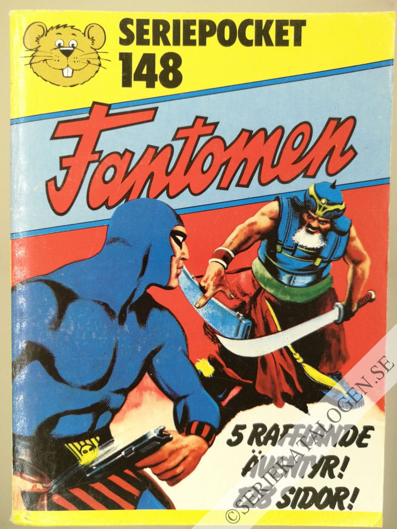 Framsida på Seriepocket #148 - Fantomen (1985)