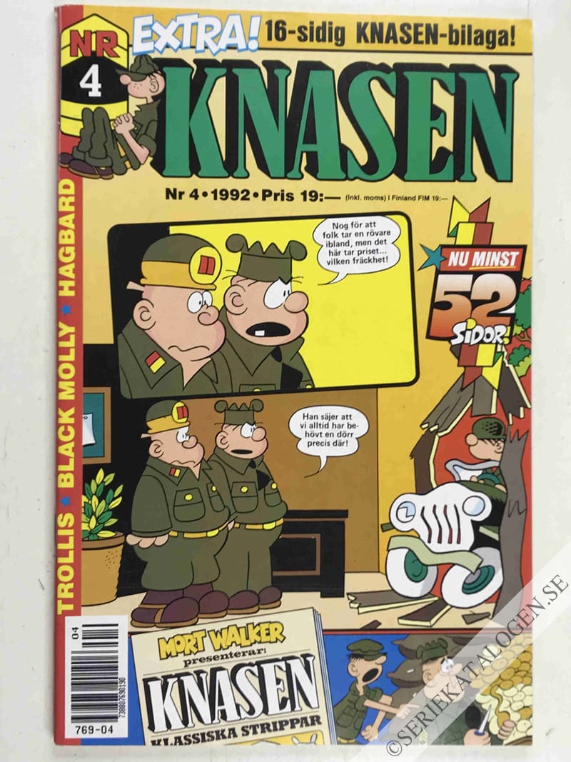 Framsida på Knasen #4 (1992)