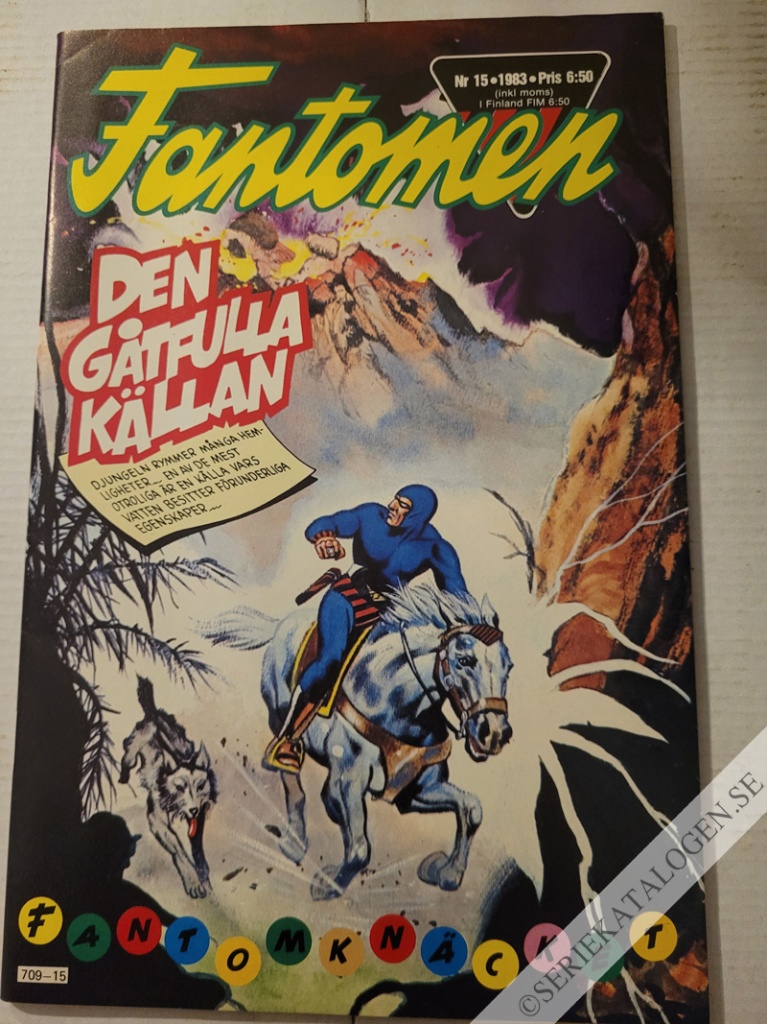 Framsida på Fantomen #15 (1983)