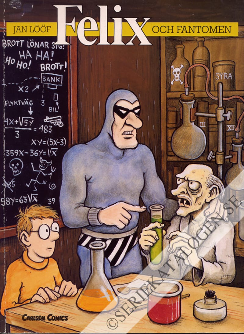 Framsida på Felix Felix och Fantomen (1989)