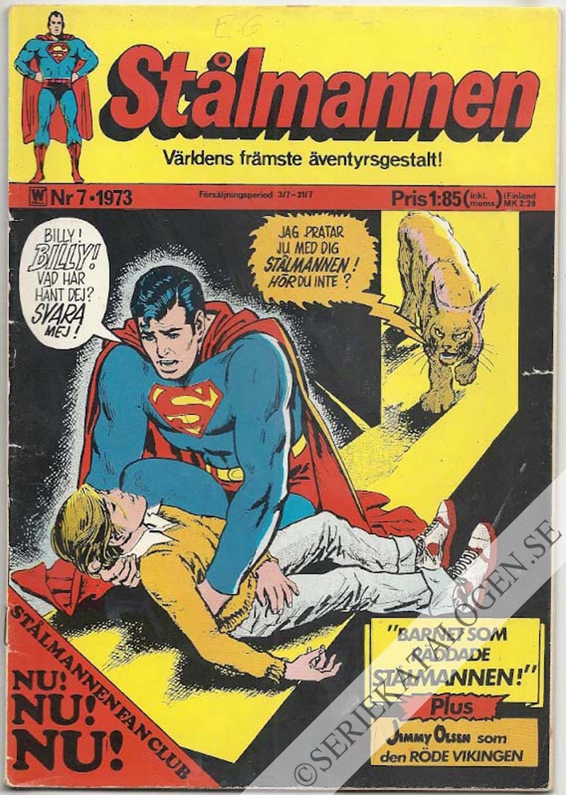 Framsida på Stålmannen #7 (1973)