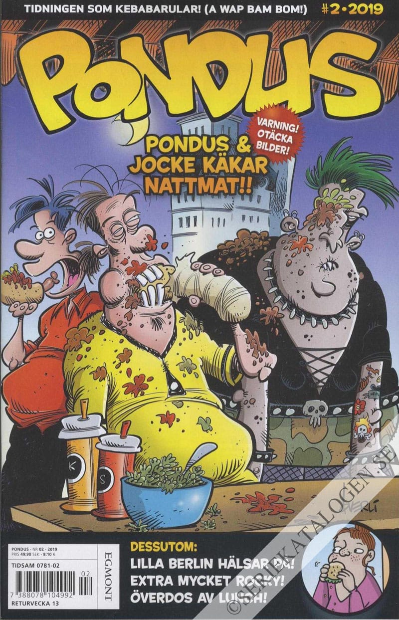 Framsida på Pondus #2 (2019)