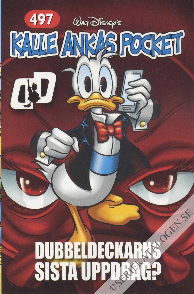 Framsida på Kalle Ankas pocket #497 - Dubbeldeckarns sista uppdrag? (2019)