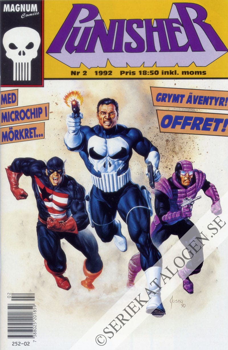Framsida på Punisher #2 (1992)