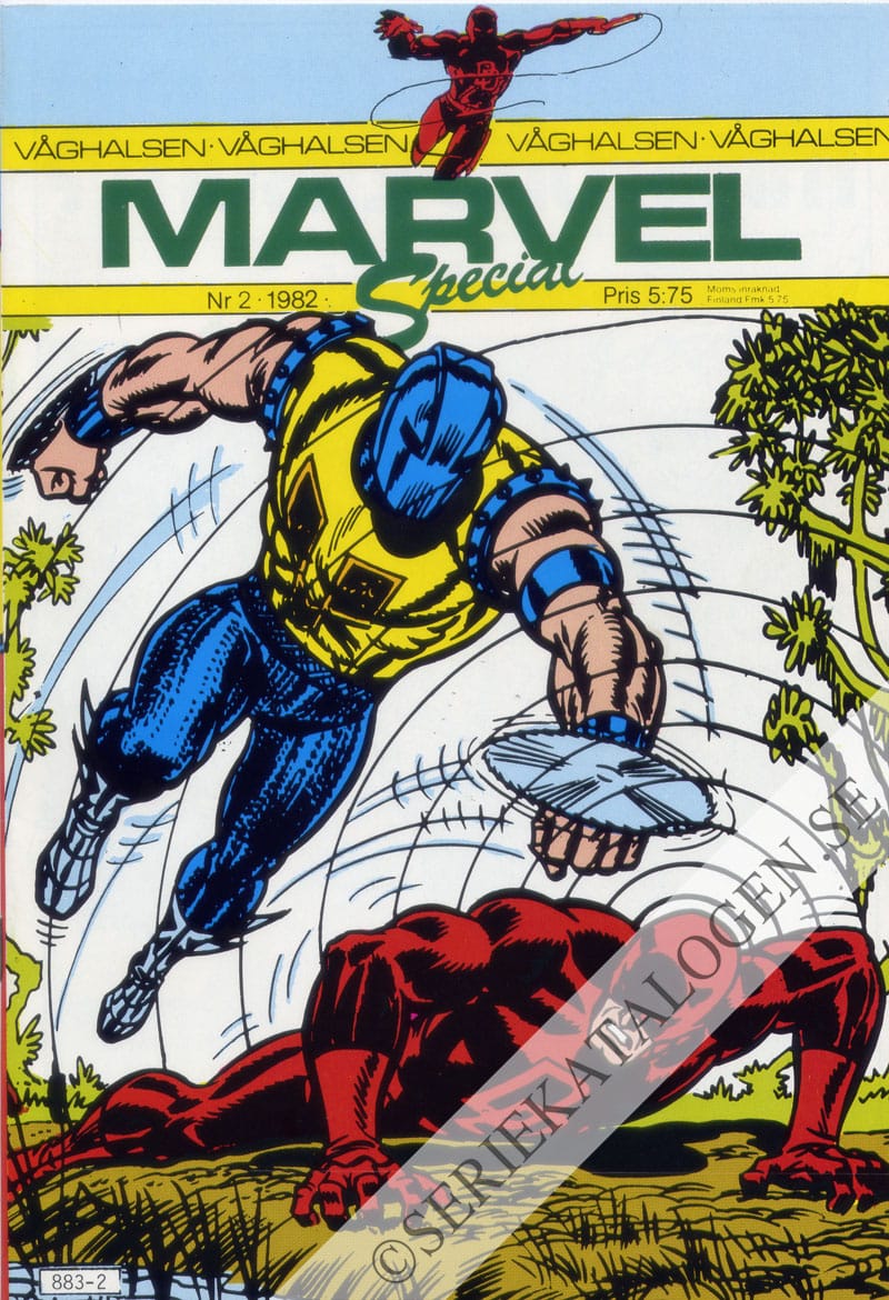 Framsida på Marvel special #2 (1982)