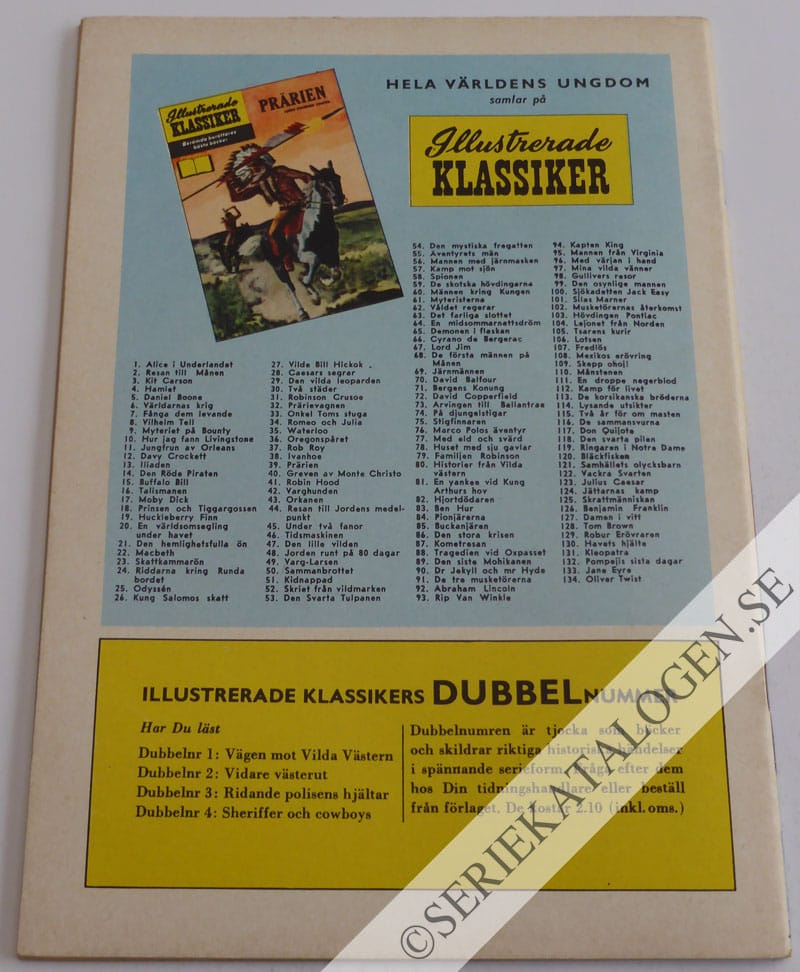 Baksida på Oliver Twist (1961)