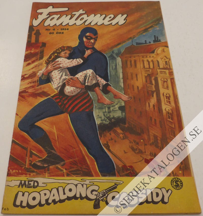 Framsida på Fantomen #4 (1954)