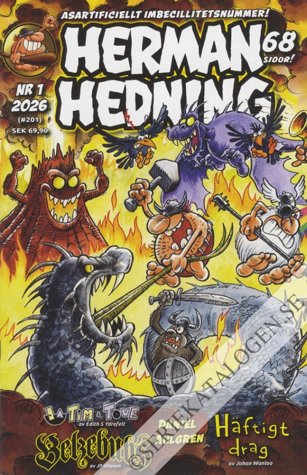 Framsida på Herman Hedning #1 (2026)