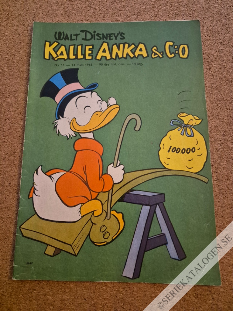 Framsida på Kalle Anka & C:o #11 (1961)