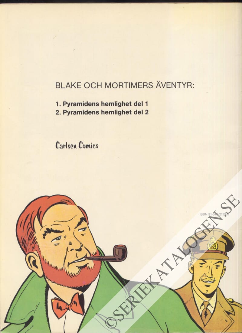 Baksida på Pyramidens hemlighet del 1 (1978)