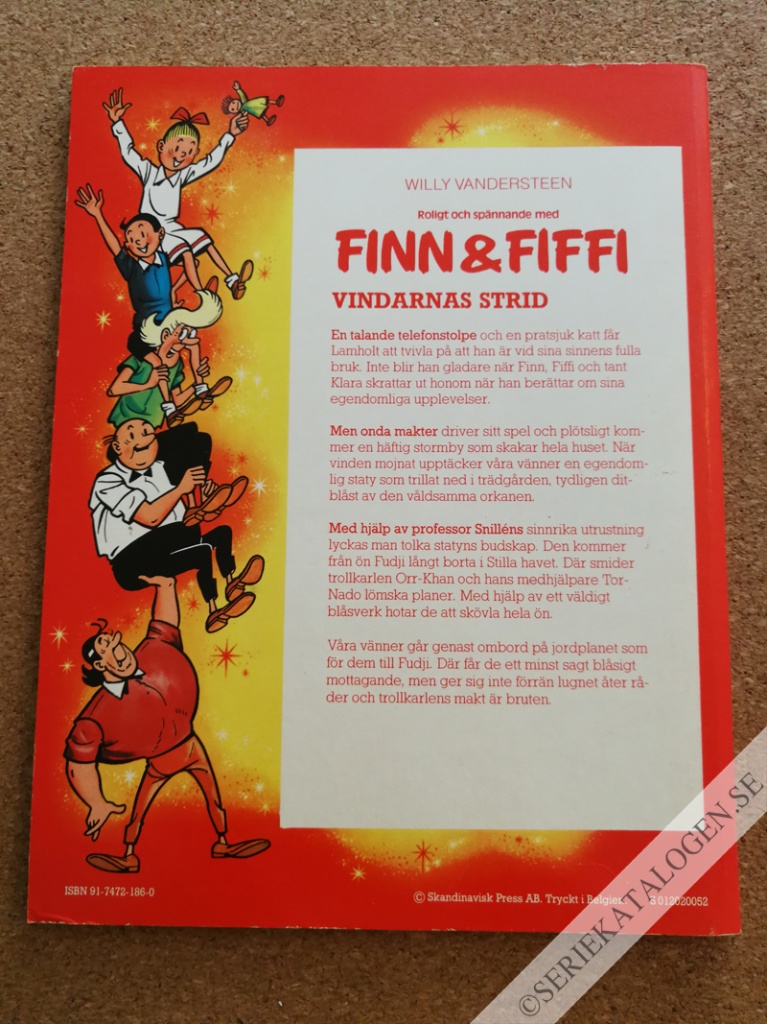 Baksida på Vindarnas strid (1982)