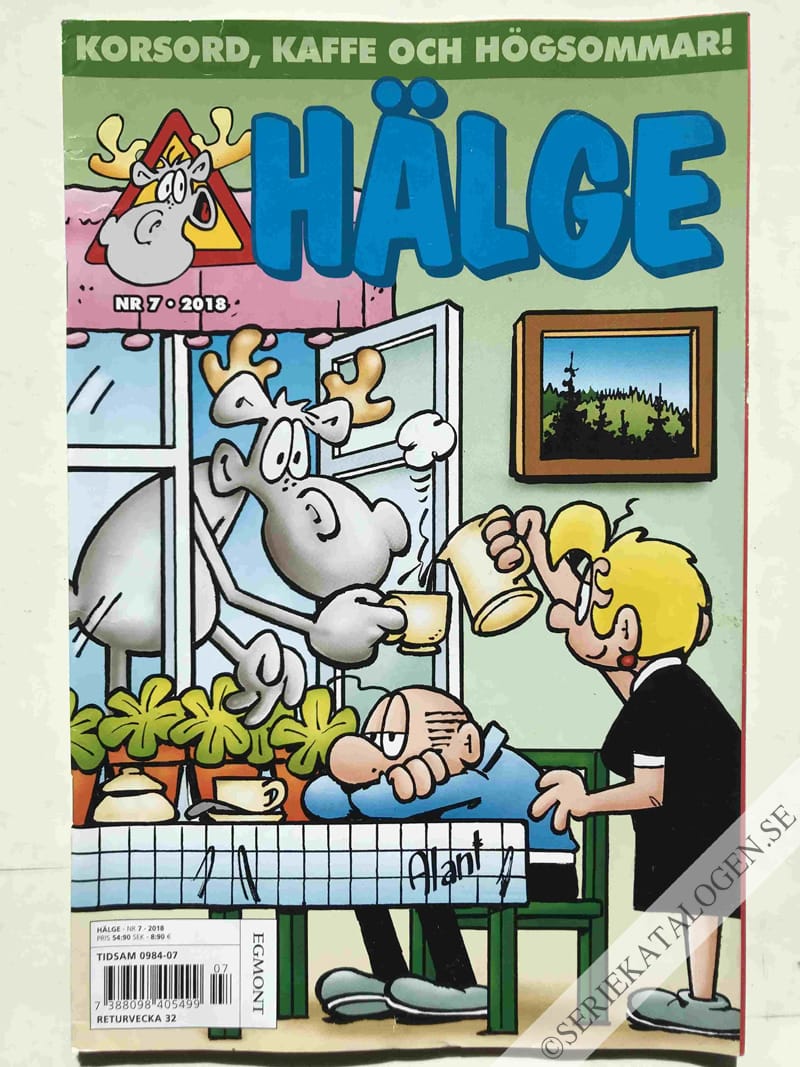 Framsida på Hälge #7 (2018)