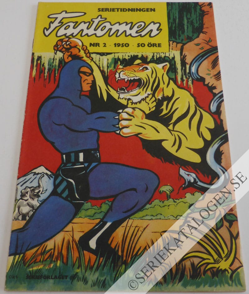 Framsida på Fantomen #2 (1950)
