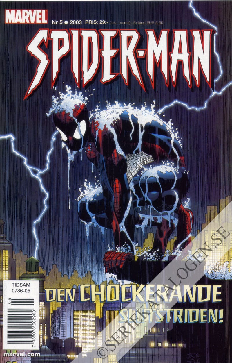 Framsida på Spider-Man #5 (2003)