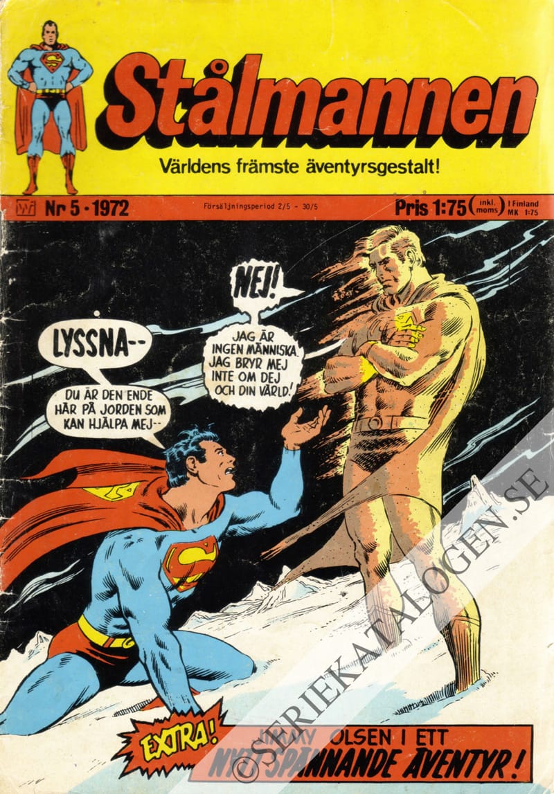 Framsida på Stålmannen #5 (1972)