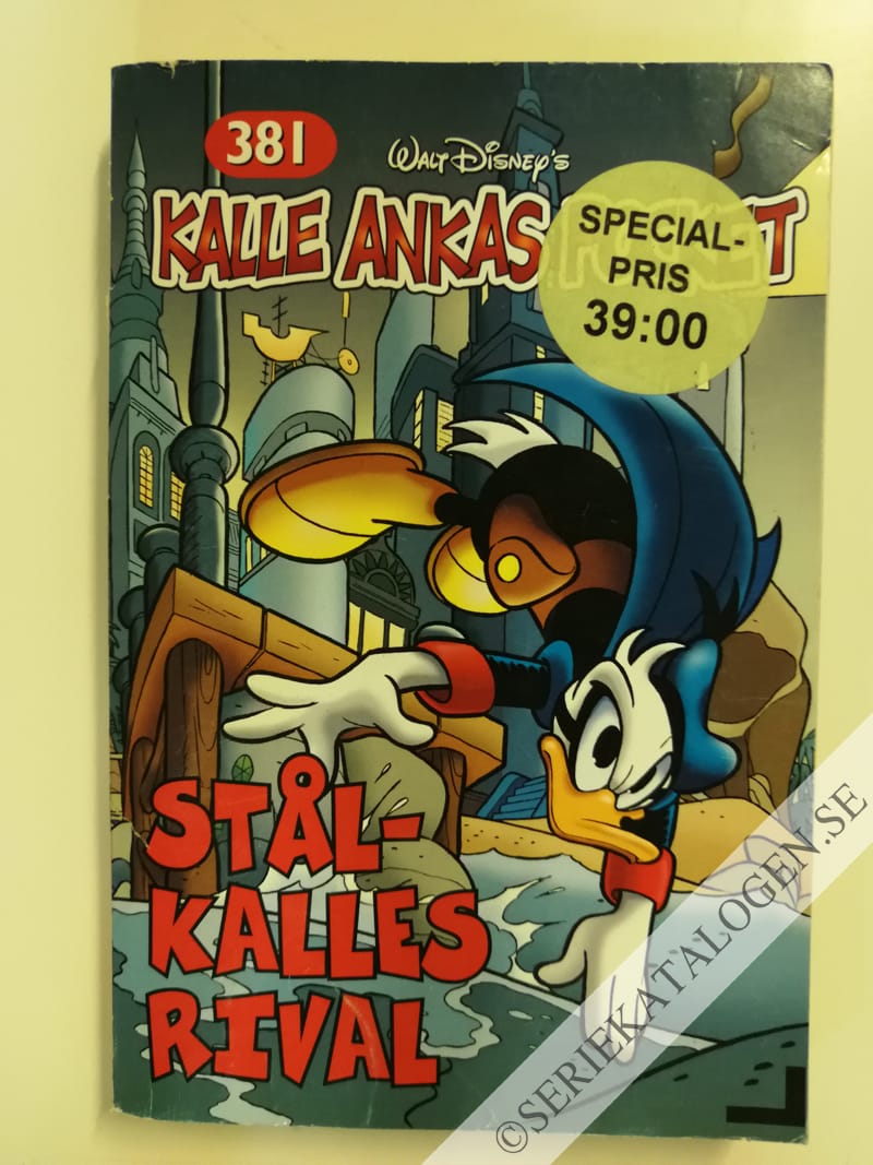 Framsida på Kalle Ankas pocket #381 - Stål-Kalles rival (2010)