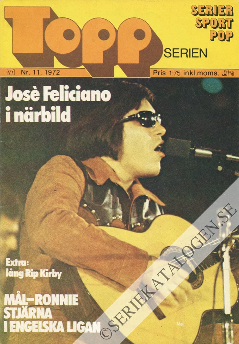 Framsida på Toppserien #11 (1972)