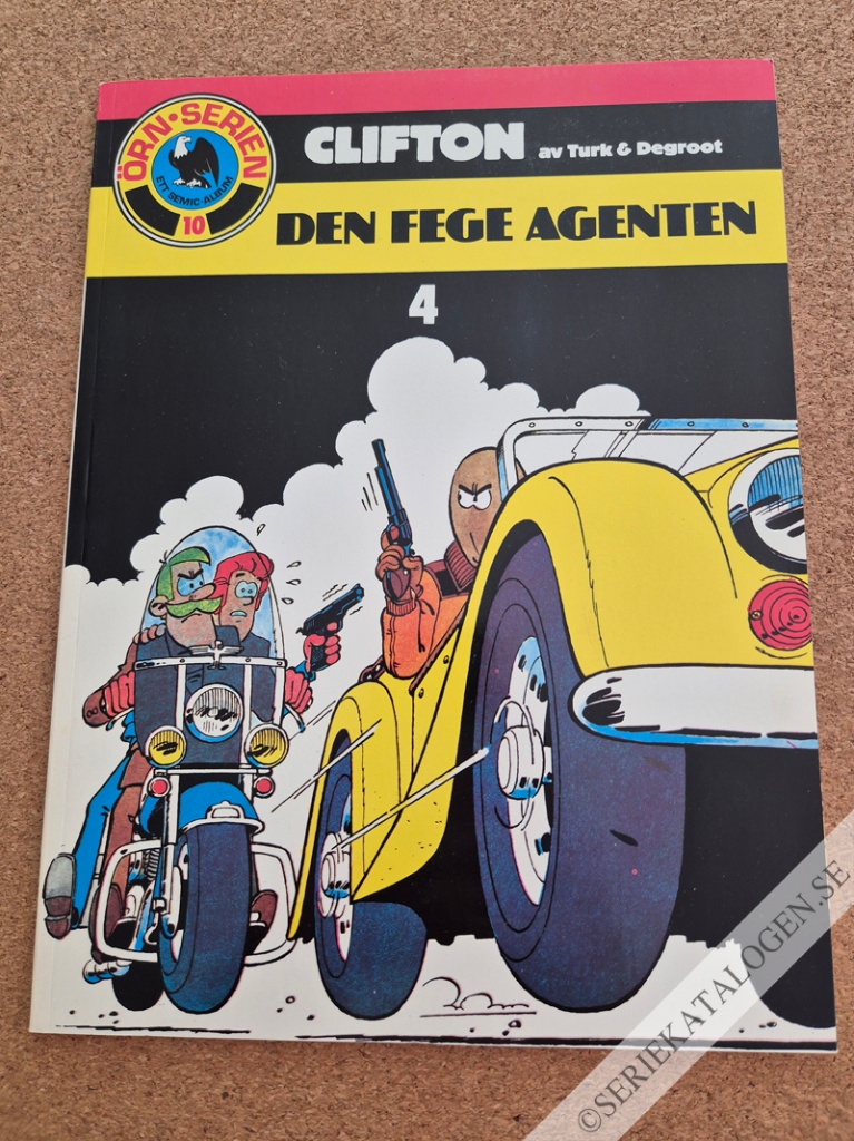 Framsida på Clifton Den fege agenten (1983)