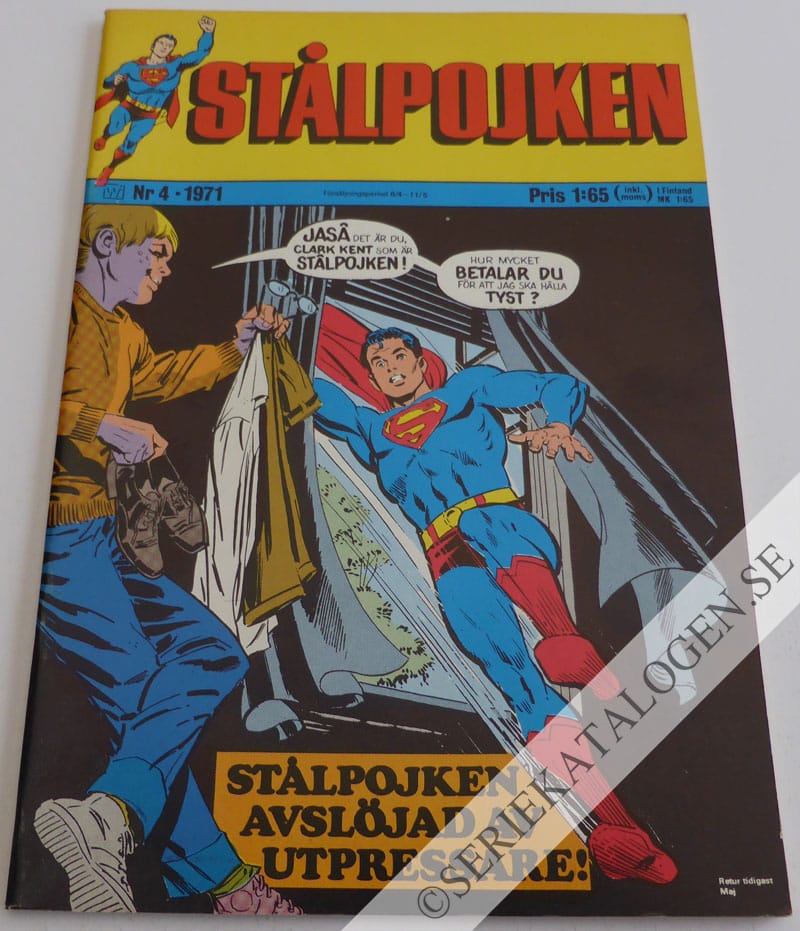 Framsida på Stålpojken #4 (1971)