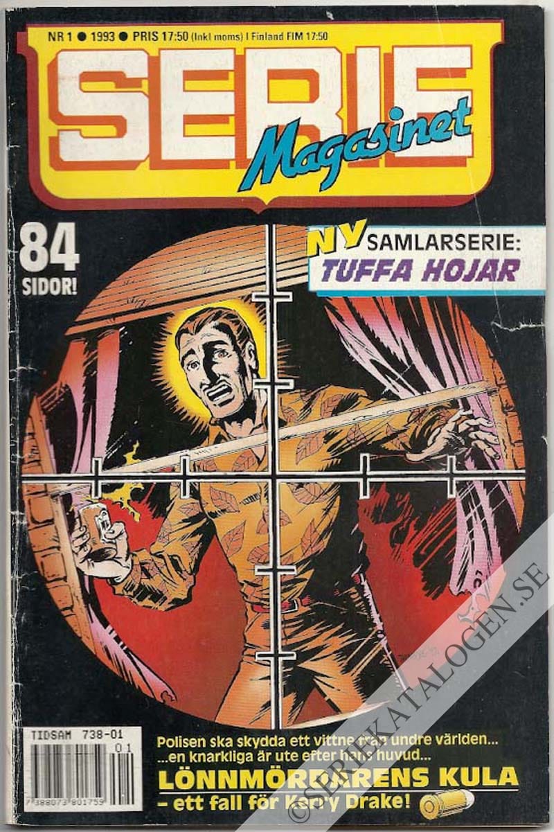 Framsida på Seriemagasinet #1 (1993)