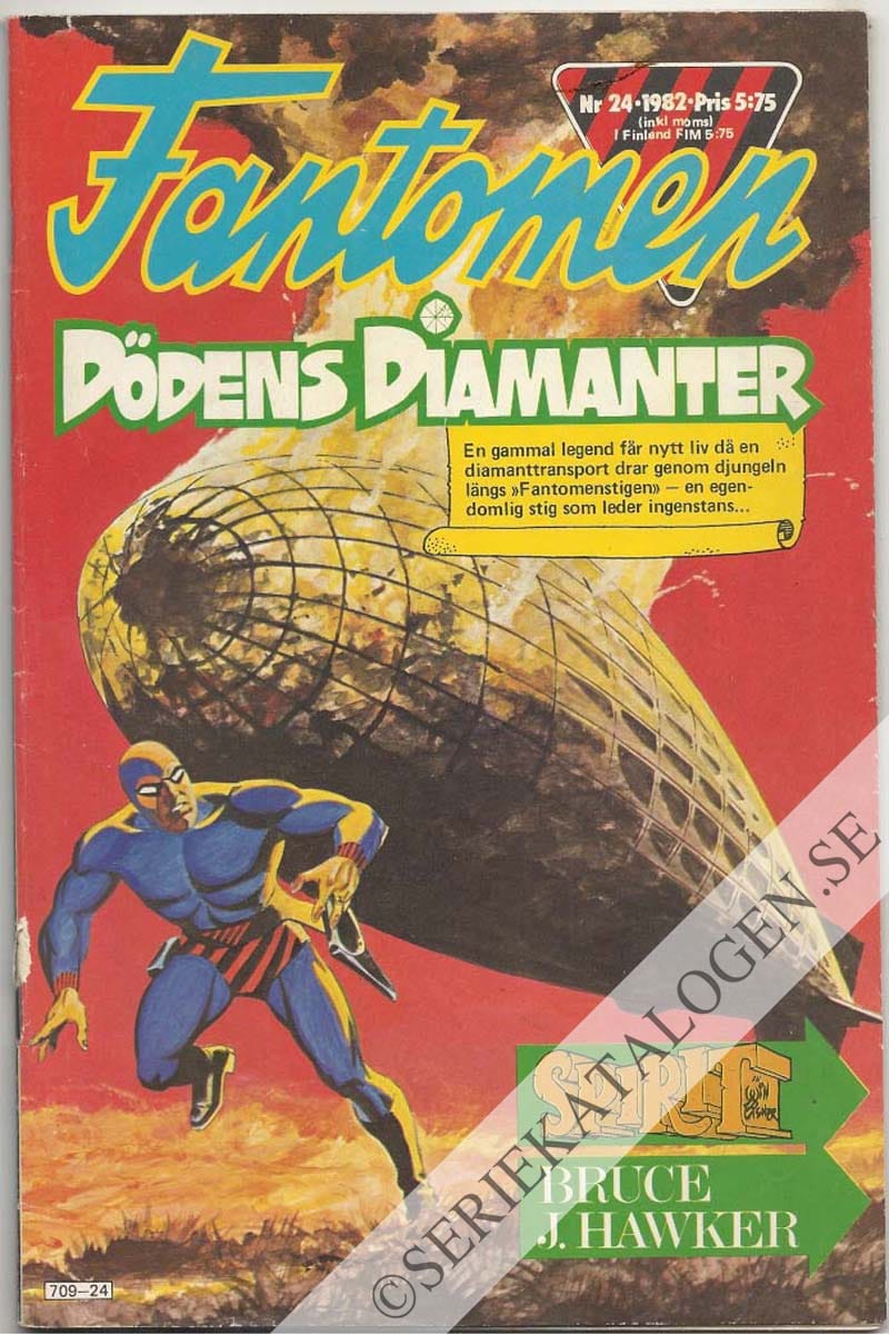 Framsida på Fantomen #24 (1982)