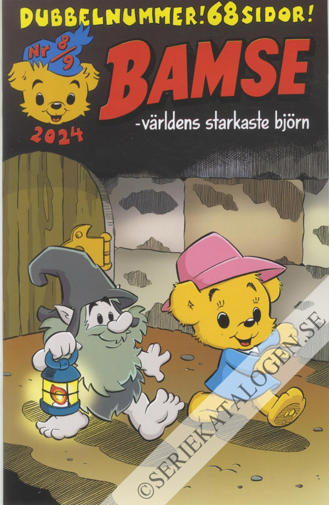 Framsida på Bamse #8-9 (2024)