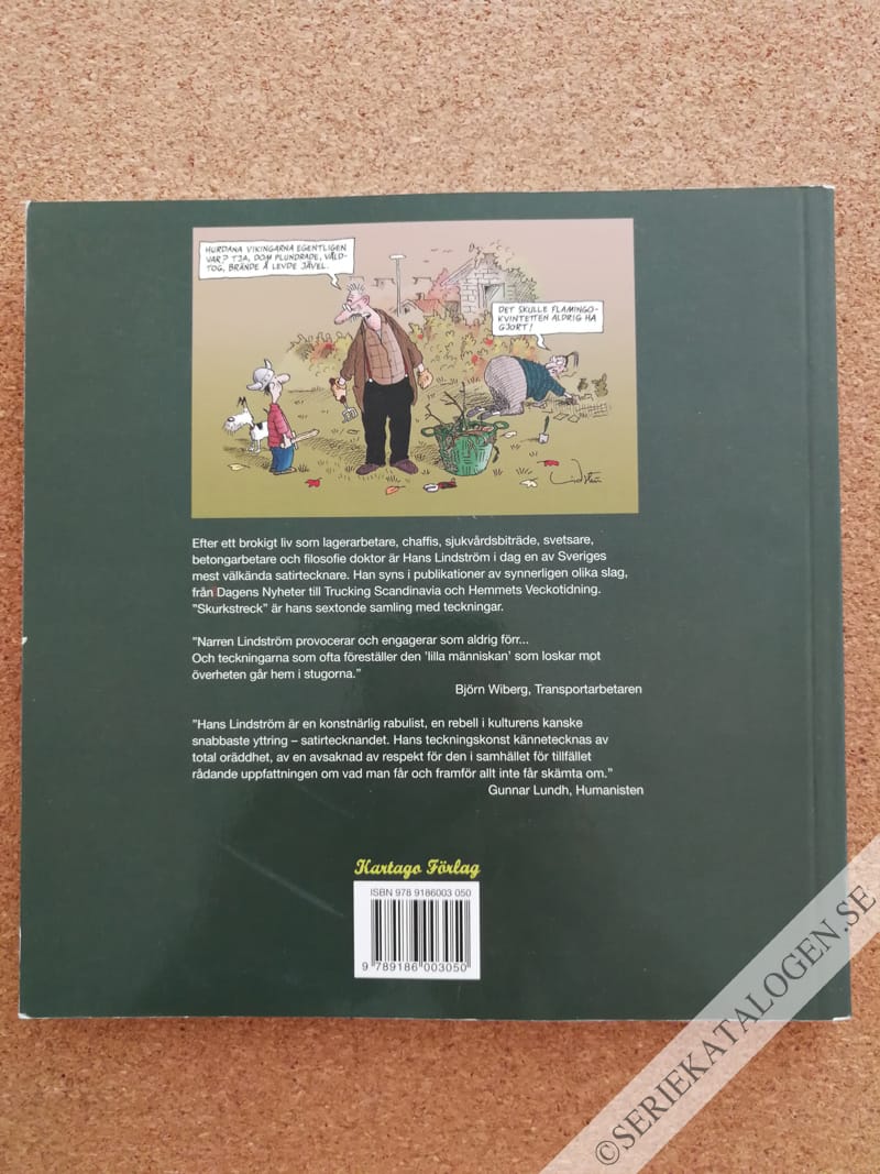 Baksida på Lindström volym 16 (2008)