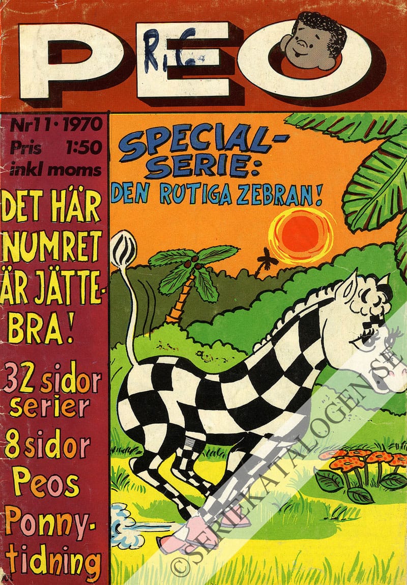 Framsida på Peo #11 (1970)