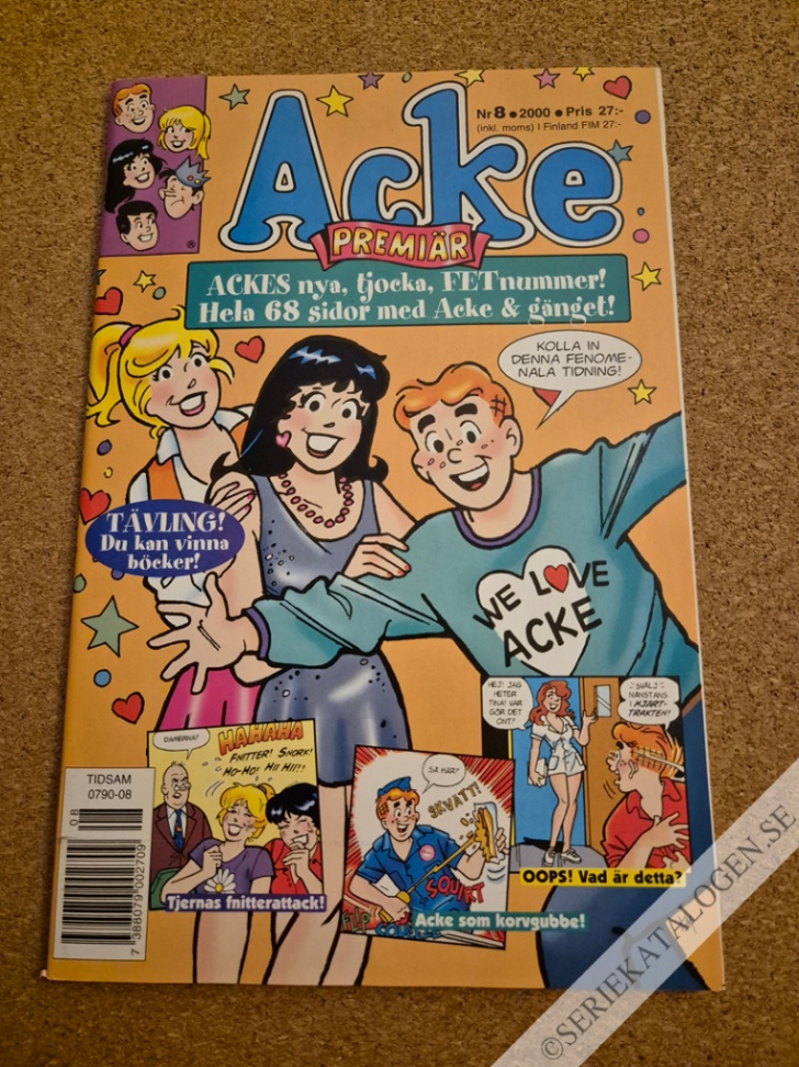 Framsida på Acke #8 (2000)