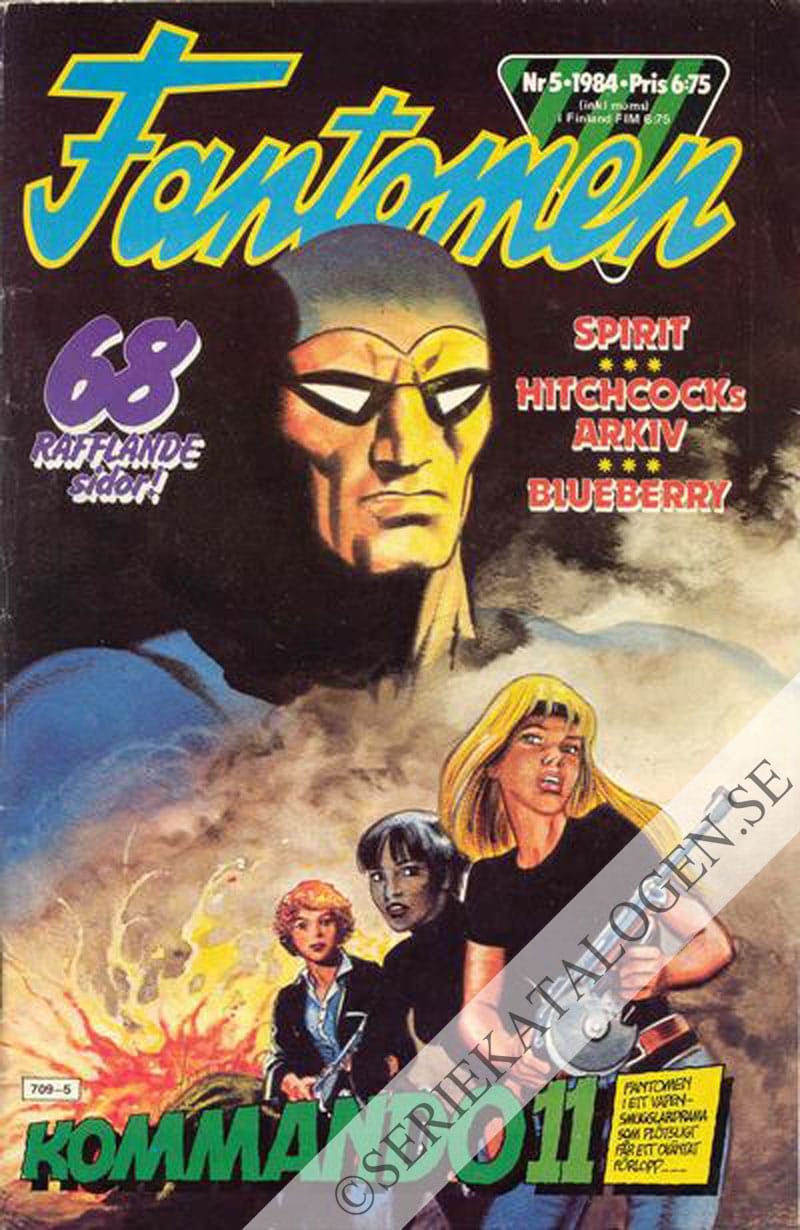 Framsida på Fantomen #5 (1984)