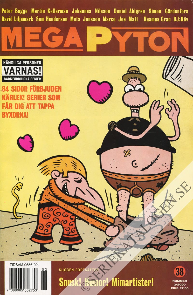 Framsida på MegaPyton #2 (2000)