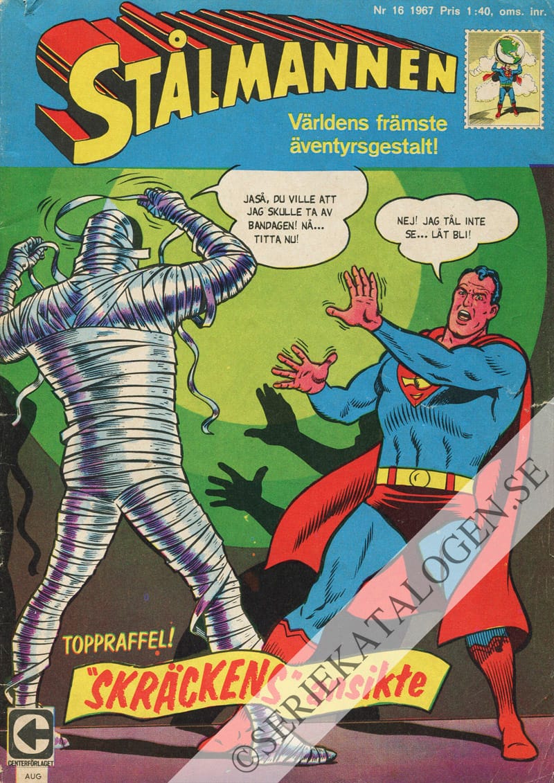Framsida på Stålmannen #16 (1967)