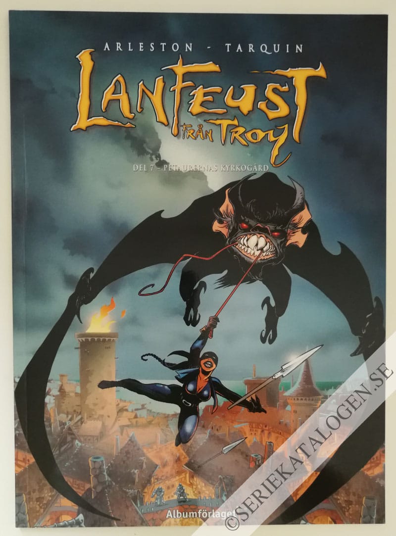 Framsida på Lanfeust från Troy Petaurernas kyrkogård (2018)