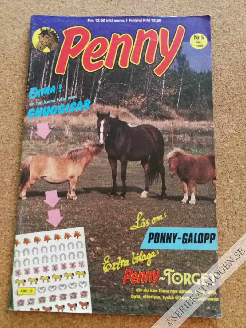 Framsida på Penny #5 (1989)