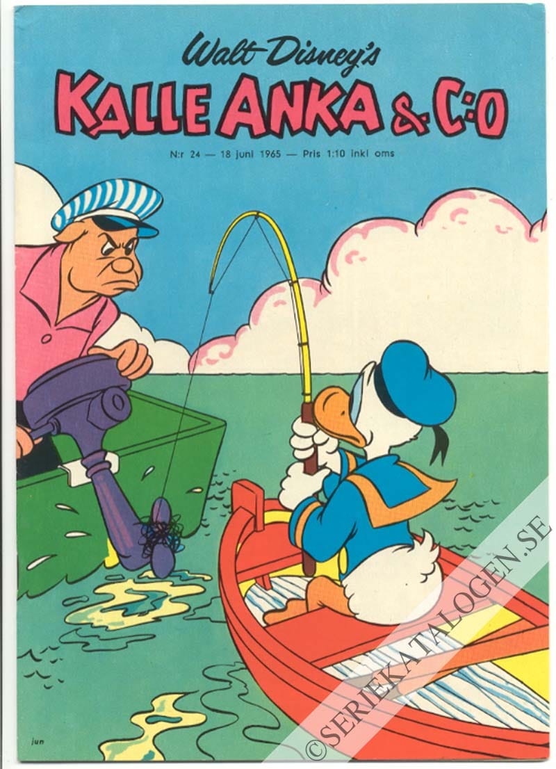 Framsida på Kalle Anka & C:o #24 (1965)