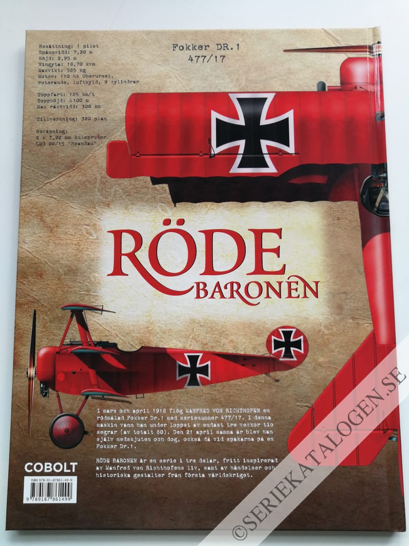 Baksida på Stridsflygaren (2017)